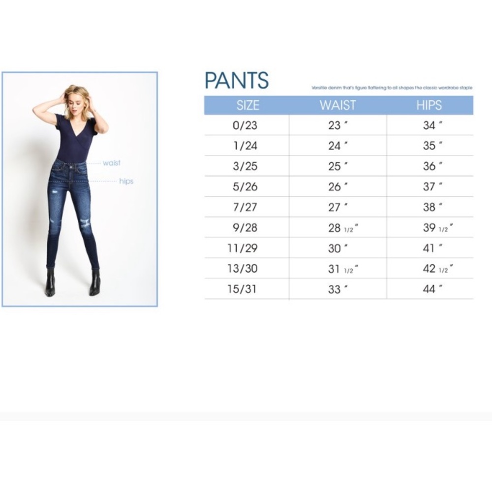 Last Pair Amazing Fit!! New Distressed Denim Jeans - Picture 7 of 7